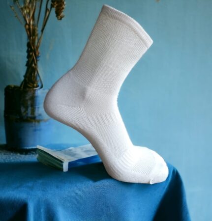 Bamboo Crew Length White